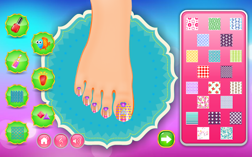 Beauty Toe Nail Salon Makeover - Gameplay image of android game