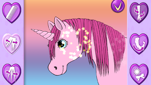 Unicorn Care - Mane Braiding - Gameplay image of android game
