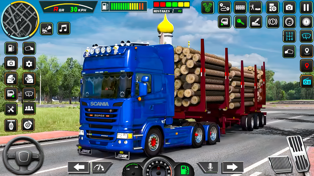 US Truck Transport 3D - Truck - Gameplay image of android game