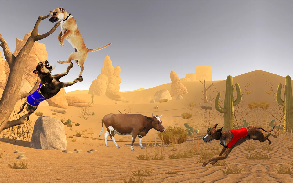 Dog Fighting Simulator - عکس بازی موبایلی اندروید
