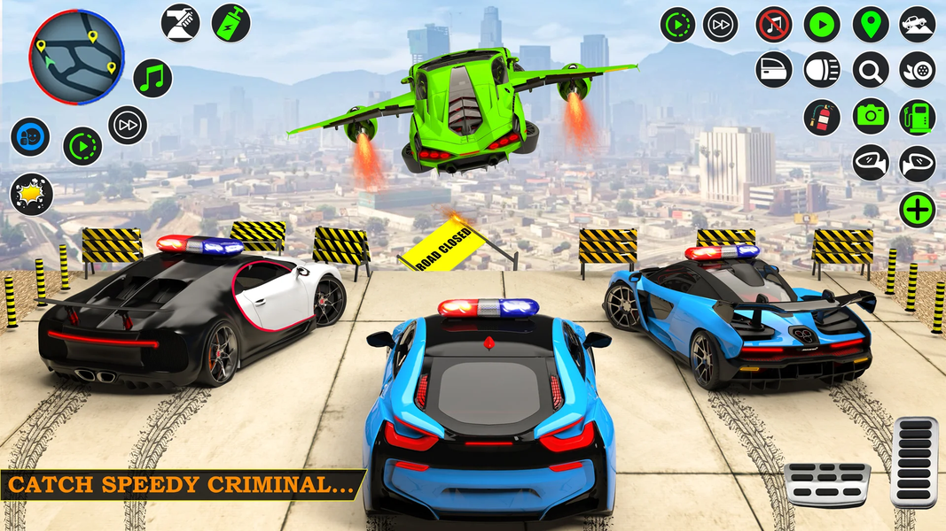 Real Flying Car Robot Shooting - عکس برنامه موبایلی اندروید