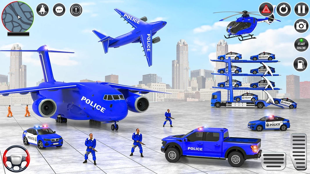 Police Vehicle Sim: Transport - عکس بازی موبایلی اندروید