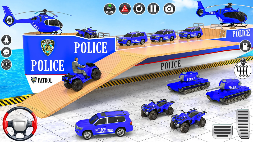 Police Vehicle Sim: Transport - عکس بازی موبایلی اندروید