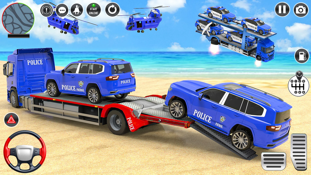 Police Vehicle Sim: Transport - عکس بازی موبایلی اندروید