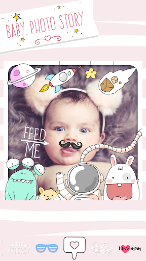 Baby Photo Story Maker - Image screenshot of android app