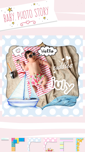 Baby Photo Story Maker - Image screenshot of android app