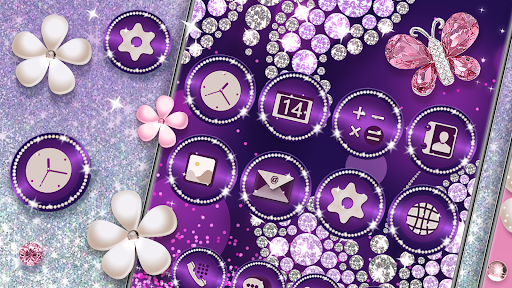 Butterfly Diamond Launcher - Image screenshot of android app
