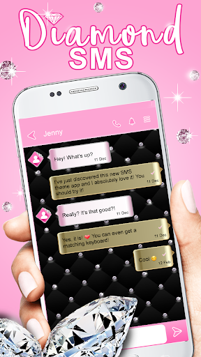 Diamond SMS Texting App - عکس برنامه موبایلی اندروید