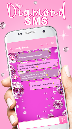 Diamond SMS Texting App - عکس برنامه موبایلی اندروید