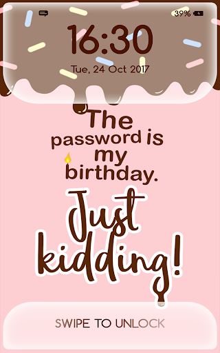 Cute Lock Screen & Wallpapers - عکس برنامه موبایلی اندروید