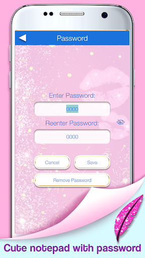 Glitter Notepad Notes - عکس برنامه موبایلی اندروید