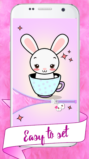 Kawaii Zipper Lock Screen - عکس برنامه موبایلی اندروید