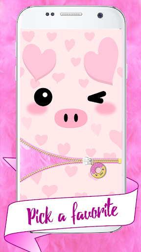 Kawaii Zipper Lock Screen - عکس برنامه موبایلی اندروید