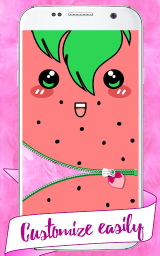 Kawaii Zipper Lock Screen - عکس برنامه موبایلی اندروید