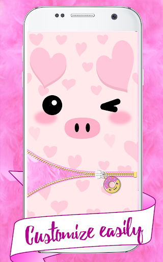 Kawaii Zipper Lock Screen - عکس برنامه موبایلی اندروید