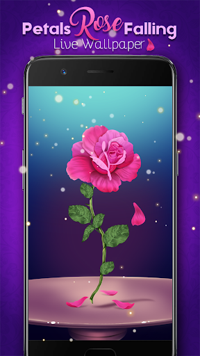 Petals Rose Falling Live Wallpaper - عکس برنامه موبایلی اندروید