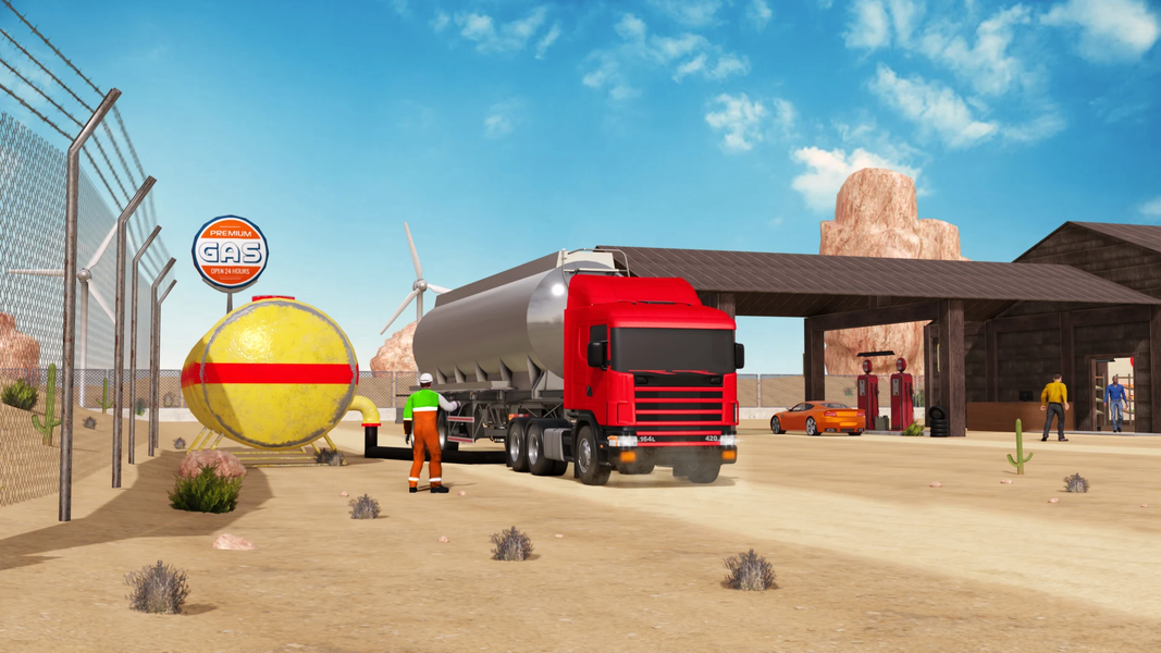 Gas Station Junkyard Simulator - عکس بازی موبایلی اندروید