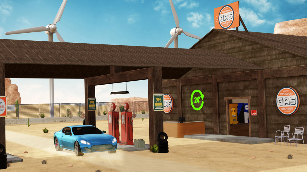 Gas Station Junkyard Simulator - عکس بازی موبایلی اندروید