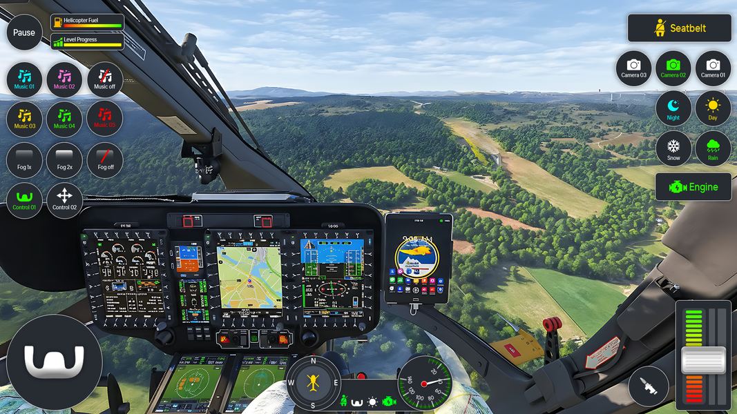 Rescue Helicopter Simulator - Gameplay image of android game