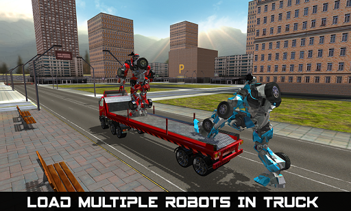 Car Robot Transport Truck Driving Games ۲۰۲۰ - عکس بازی موبایلی اندروید