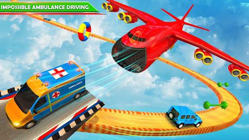 Mega Ramp Ambulance Car Stunts Game - Image screenshot of android app