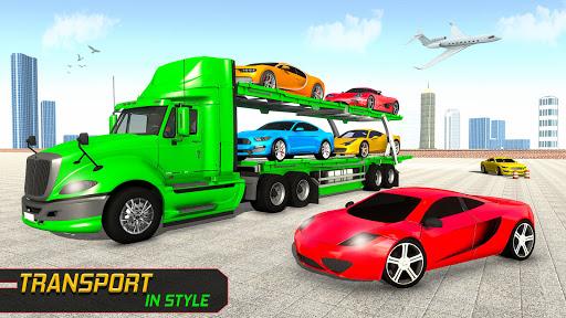 Crazy Truck Car Transport Game - Gameplay image of android game