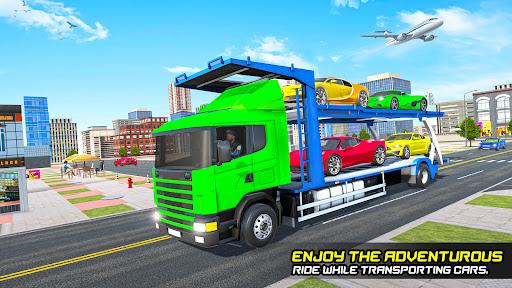 Crazy Truck Car Transport Game - Gameplay image of android game