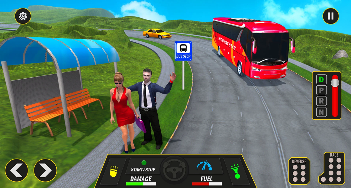 Coach Bus ۳D Driving Games - عکس بازی موبایلی اندروید