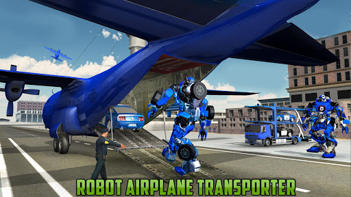Robot Car Transport Truck Game - عکس بازی موبایلی اندروید