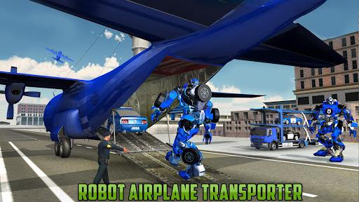 Robot Car Transport Truck Game - Gameplay image of android game