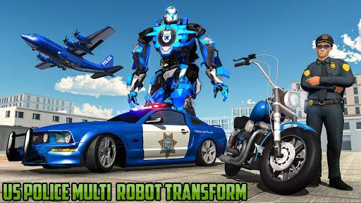 Robot Car Transport Truck Game - Gameplay image of android game