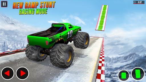 Snow Mountain Monster trucks derby racing stunts - عکس برنامه موبایلی اندروید