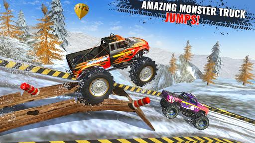 Snow Mountain Monster trucks derby racing stunts - عکس برنامه موبایلی اندروید
