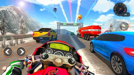Highway Bike Traffic Moto Racer ۲۰۲۰ - عکس بازی موبایلی اندروید
