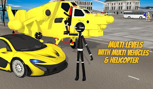 Stickman Street Fighter:Miami City Crime Simulator - عکس بازی موبایلی اندروید