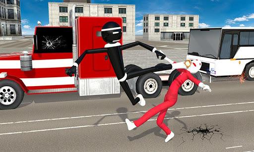 Stickman Street Fighter:Miami City Crime Simulator - عکس بازی موبایلی اندروید