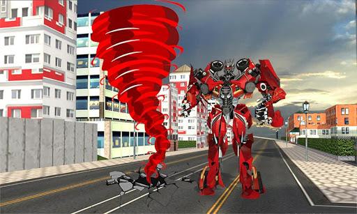 Tornado Robot:Futuristic Trans - Gameplay image of android game