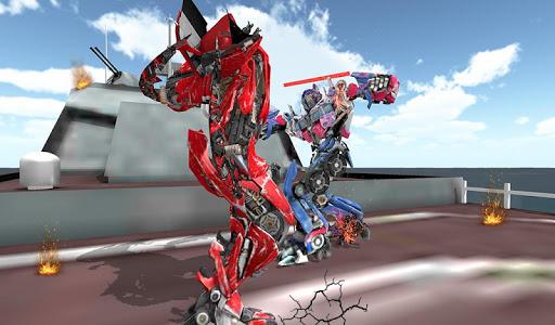 Warrior Robot Shark Game:Angry Shark Simulator App - عکس بازی موبایلی اندروید