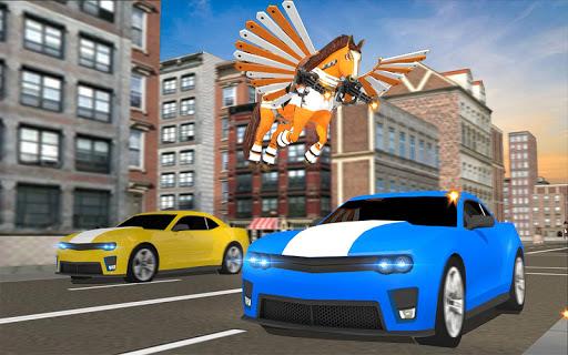 Real Robot Horse Battle:Wild Horse US Police Robot - Gameplay image of android game