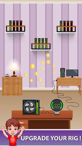 Bitcoin Mining - Cryptocurrency,Bitcoin Miner Game - Gameplay image of android game