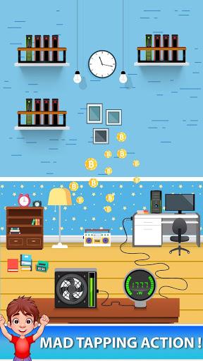 Bitcoin Mining - Cryptocurrency,Bitcoin Miner Game - Gameplay image of android game
