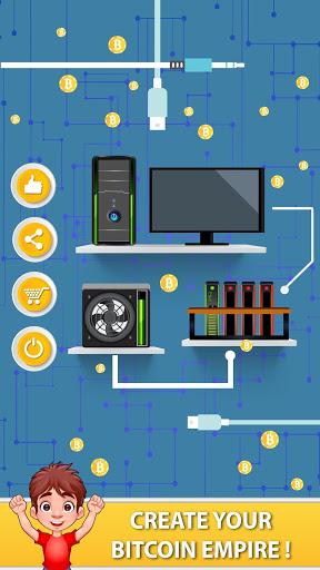 Bitcoin Mining - Cryptocurrency,Bitcoin Miner Game - عکس بازی موبایلی اندروید