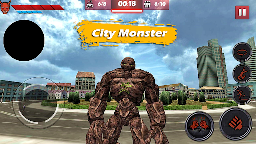 City Monster Rampage Attack Monster Games - Image screenshot of android app