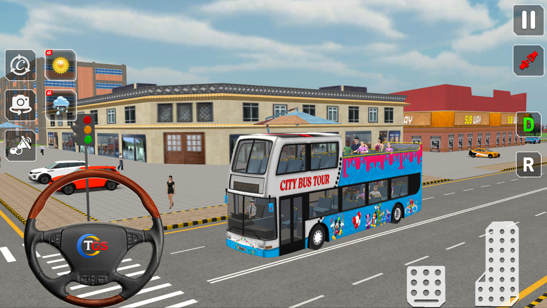 Bus Simulator Drive Game - عکس بازی موبایلی اندروید