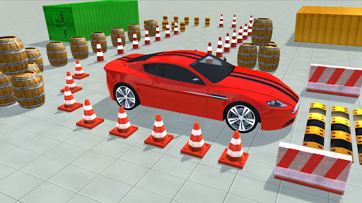 Advance car parking racing car - Gameplay image of android game