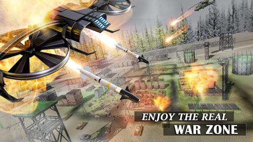 Modern Drone Air Strike Battle! Gunship Combat 3D - Gameplay image of android game