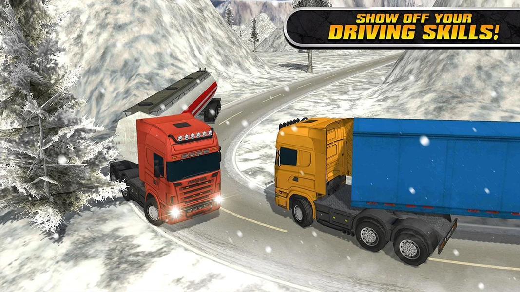 Offroad Cargo Truck Driver 3D - Gameplay image of android game