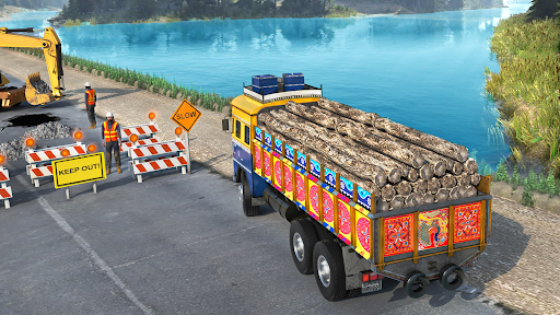 Euro Truck Simulator Drive 3D - Gameplay image of android game