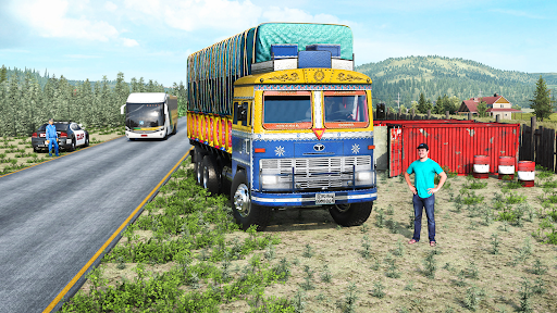 Euro Truck Simulator Drive 3D - Gameplay image of android game