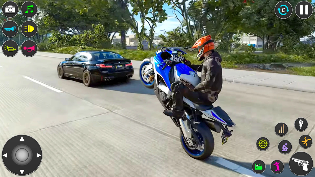 Open World City Mafia Car Game - Gameplay image of android game